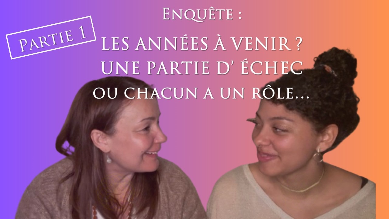🔎ENQUÊTE PARTIE 1  : LES ANNÉES À VENIR ? UNE PARTIE D’ÉCHEC OU CHACUN A UN ROLE  #avenir #hypnose