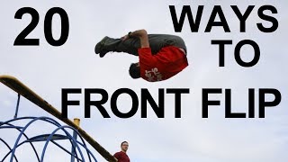 20 WAYS TO FRONT FLIP
