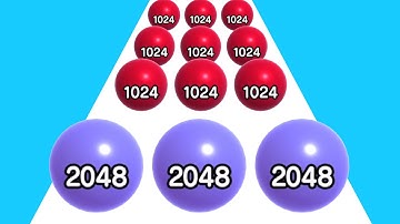 Ball Run 2048 INFINITY Mode - Best FREE Offline Mobile Games 2023 (Android & iOS) #197