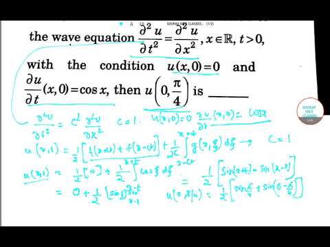 D'Alembert Equation ONLINE