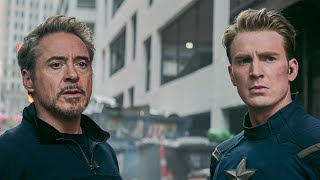 Steve Rogers \& Tony Stark Time Travel Scene [Hindi] - Avengers 4 Endgame 2019 - 4K Movie Clip