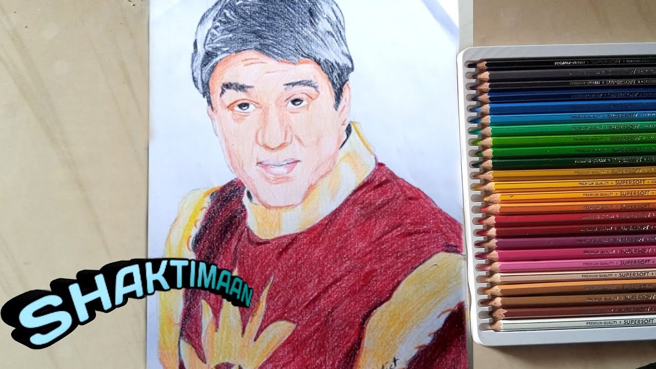 SHAKTIMAAN Drawing ||Colour Pencil Drawing || Gani Artist