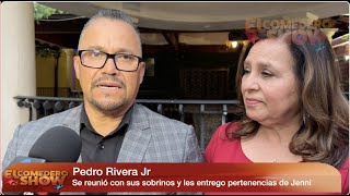 PEDRO RIVERA JR se reunio con sus sobrinos para entregarles objetos personales de Jenni Rivera