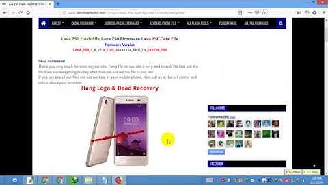 Lava Z50 Flash File MT6737M FRP Hang Logo & Dead Recovery Customer Care Latest Firmware