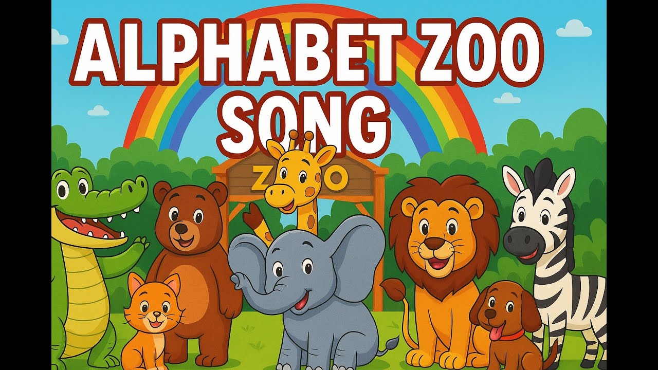 Alphabet Zoo Song 🦁🦒🐘 | A to Z Animals Learning for Kids | ABC Song for ...