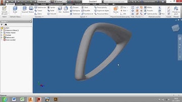 Autodesk Inventor 2014 - Šablonování / Loft feature