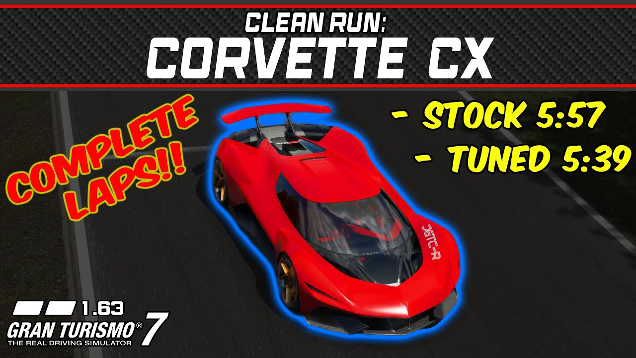 GT7 - Clean Run: Chevrolet Corvette CX Concept '25 - Gran Turismo