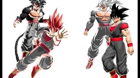 Dragonball Xenoverse 2 Evil Goku (SSJ1,SSJ4,SSJ5) (Mod showcase)