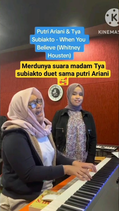 merdunya suara madam Tya Subiakto duet sama putri Ariani 🥰 #putriariani #part1