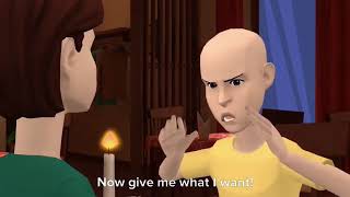 Caillou Misbehaves At The Fancy Restaurantgrounded