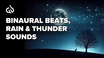 432 Hz Frequency for Deep Sleep: Delta Binaural Beats, Rain & Thunder Sounds