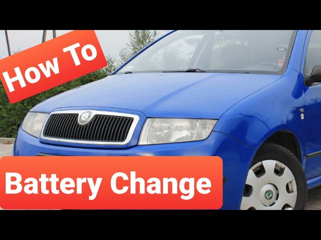 How To Change Battery In Skoda Fabia 1 4mpi 2001 Youtube