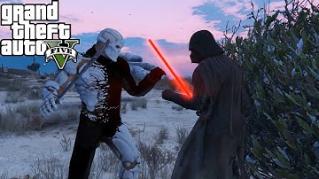 Jason X VS Darth Vader - Epic Battle (GTA 5)