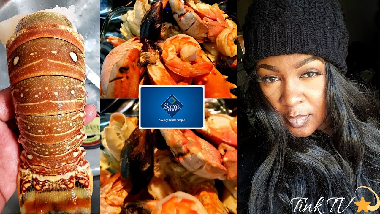 ?SAM'S CLUB SEAFOOD SHOPPING|COOKING LOBSTER TAILS & MUSSEL'S FOR THE  FIRST TIME| SWEET BUTTER SAUCE - YouTube