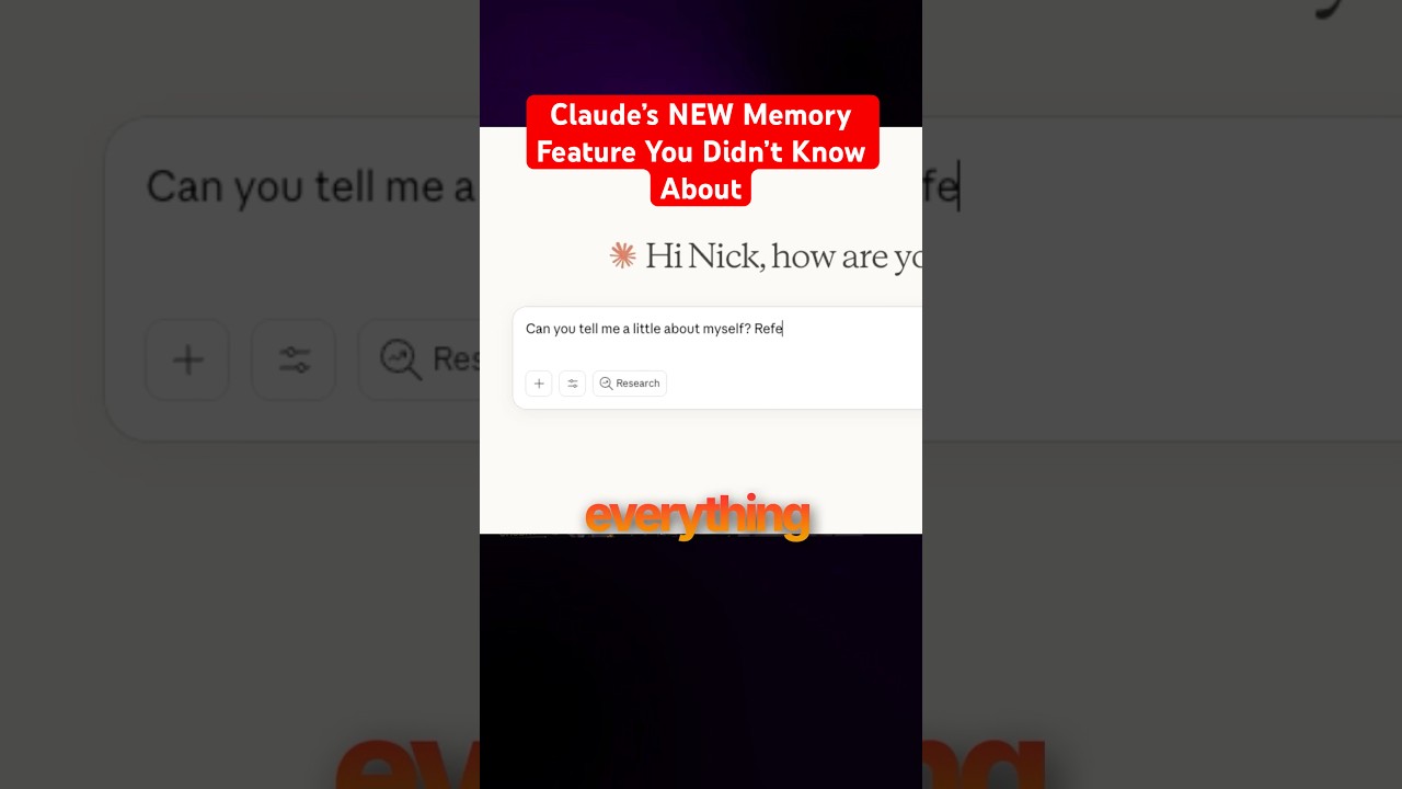 Claude’s NEW Hidden Memory Feature You Didn’t Know About..