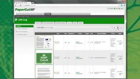 PaperCut Print Archiving