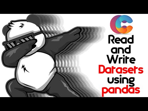 How to read and write datasets (csv and xlsx) using pandas