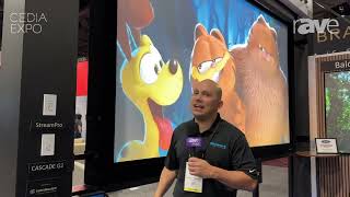 CEDIA Expo 2024: Stewart Filmscreen Features Cascade G2 In-Ceiling Dropdown Projection Screen
