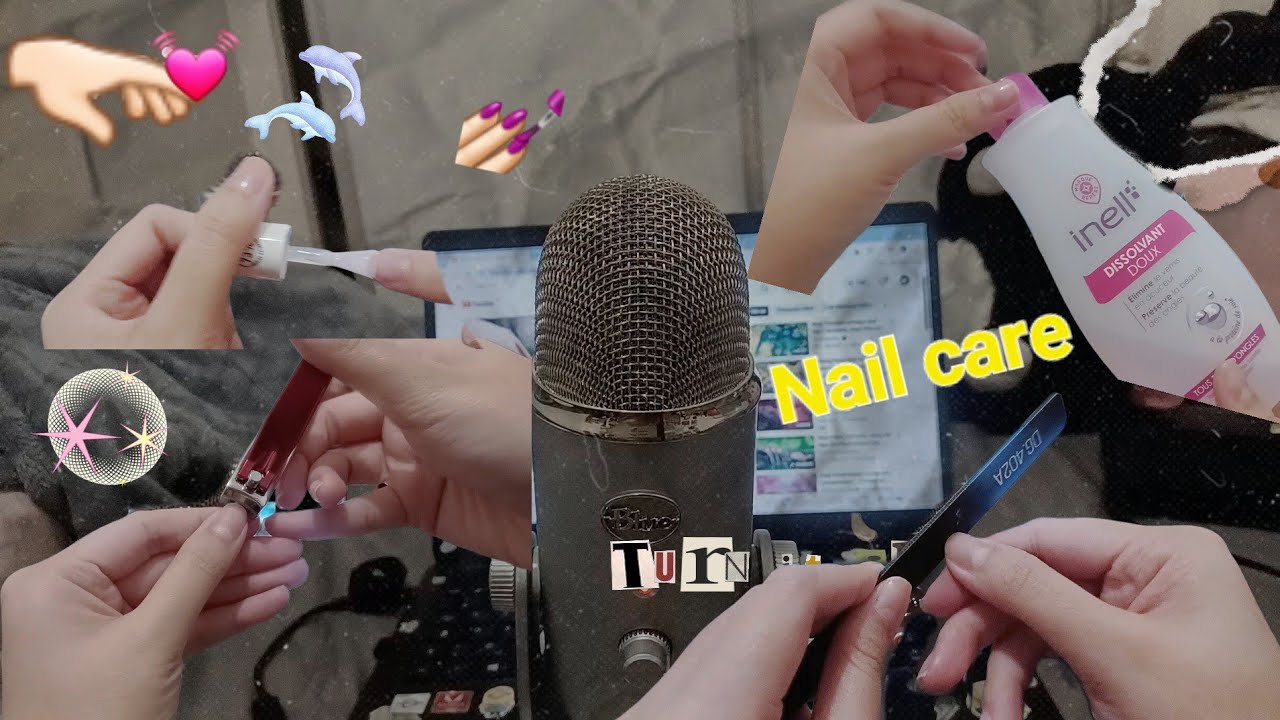 ASMR Relaxing Nail Care🤌🏻💅🏻Thư giãn                              
