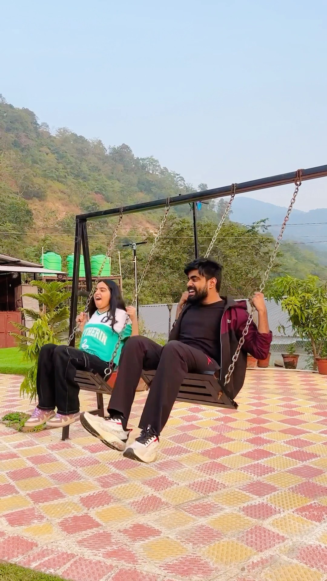 The Jungle Mist Resort ( Rishikesh ) Part - 03 Jhule se gir gyi priyal ? #dushyantkukreja #shorts