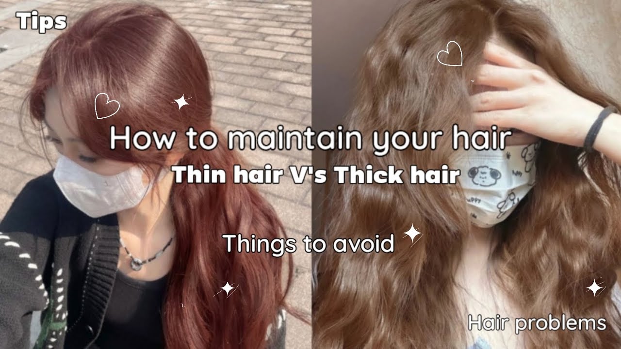 ✨How to maintain your hair 🌷
