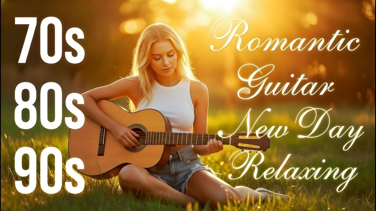 Classic Romantic Guitar Vibes 🎸 Beautiful 70s 80s 90s Instrumentals for Calm & Relaxation