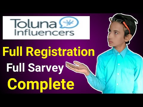 Toluna influencers Registration And Full Sarvay Complete | Vaidpure Cesh 100 Point Offer Live