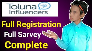 Toluna influencers Registration And Full Sarvay Complete | Vaidpure Cesh 100 Point Offer Live screenshot 1