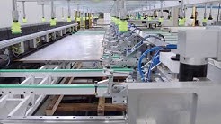 Automated bending line being assembled