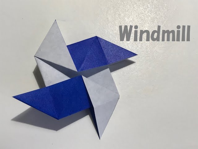 折り紙 折り紙・origami】風車 Windmill - YouTube