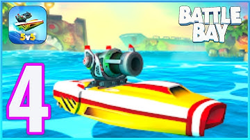 Battle Bay - Gameplay Walkthrough Part 4 - All Power 10 Shooters (iOS, Android).