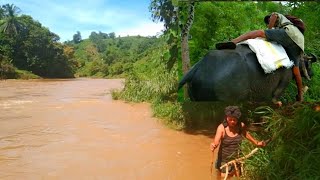 Delikado Bumabaha Ang Ilog Nahihirapan Kami
