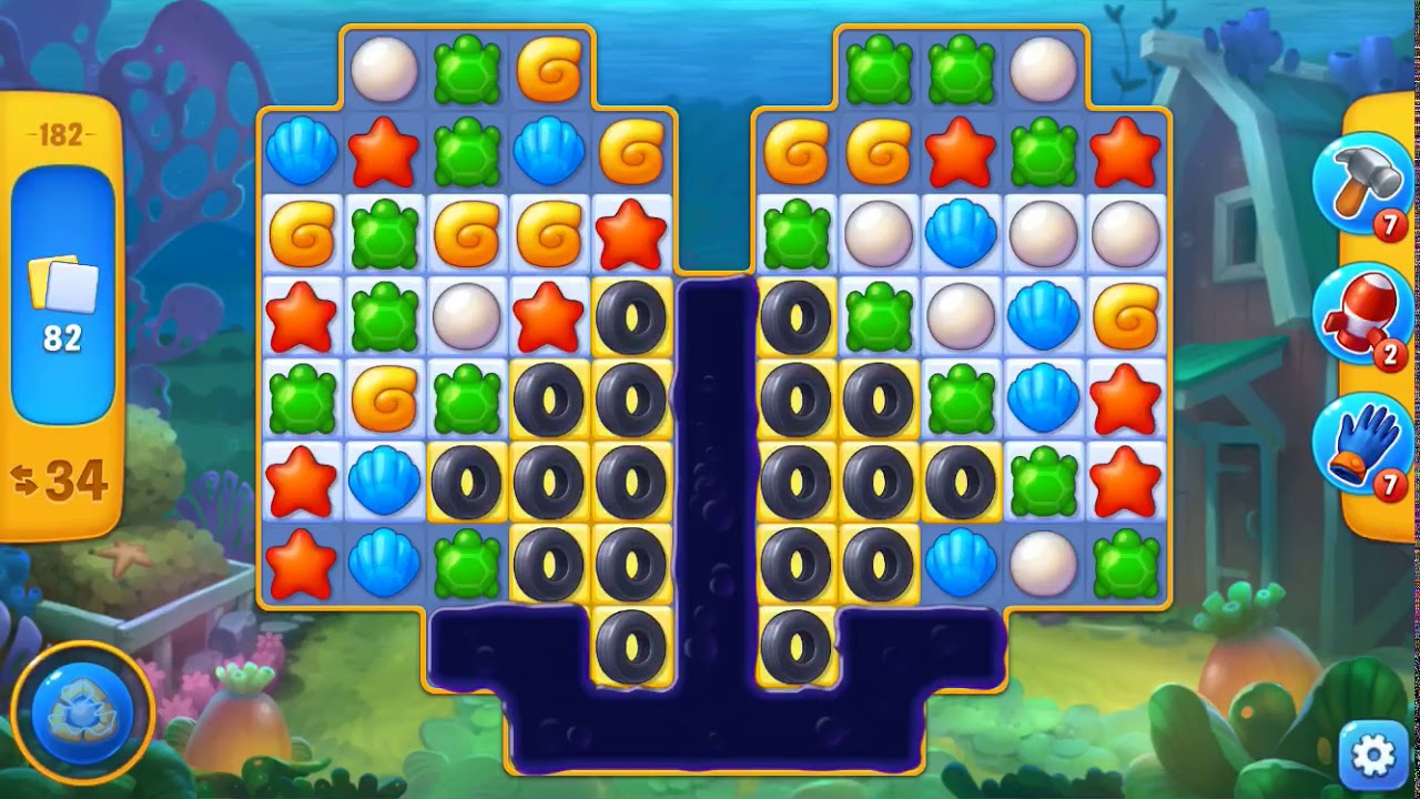 fishdom 3 level 182 fishdom 3 level 182