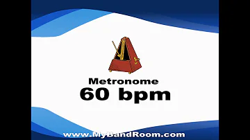 Metronome 60 bpm  - 5 minutes - Just a click