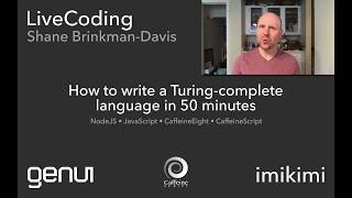 Celebrity LiveCoding 3 - Writing a Turing Complete Langauge with CaffeineEight - (tutorial) Net Worth