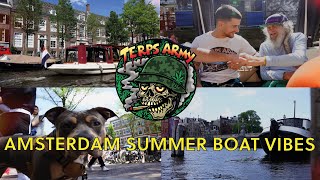 AMSTERDAM SUMMER BOAT VIBES | Terps Army