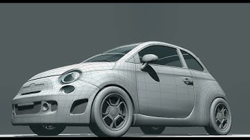 Maya 3d car modeling part 3