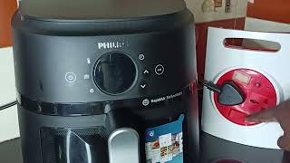Touch Screen Buttons of PHILIPS Air Fryer NA231/00 | 6.2L, Rapid Air Tech, Touch Panel Use