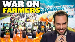 Farmers Protest Sees Tractors Choke European Streets