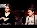 A QUIET PLACE (2018) Millicent Simmonds & Noah Jupe talk about their experience making the movie
