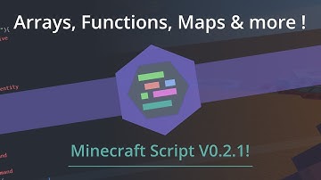 New Maps, Arrays, Function, Highlighters and Javascript Integration | mcscript 0.2.1