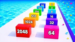 2048 Balls Infinity Number 1024m - All Levels Gameplay android ios ||Zombo gamer| th799h