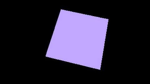 Subpixel-corrected flatshaded cube rendered with Amiga blitter