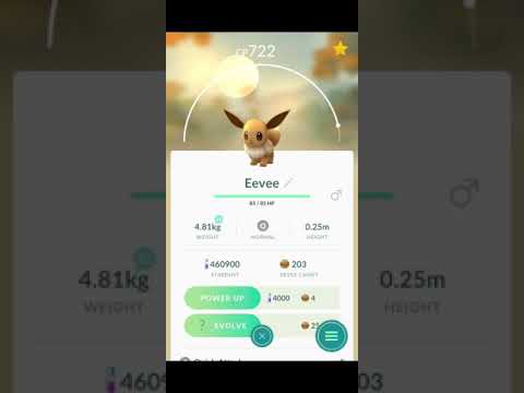Eevee Evolve to Espeon