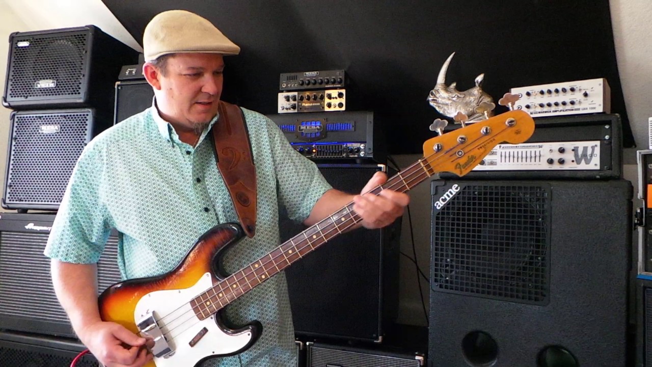 1960's Killer unknown brand Fender P Bass Copy - Andy Irvine