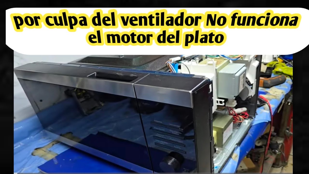 Aprende a reparar Cualquier microondas ( microondas no gira el plato y