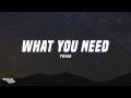 Tems What You Need Lyrics
