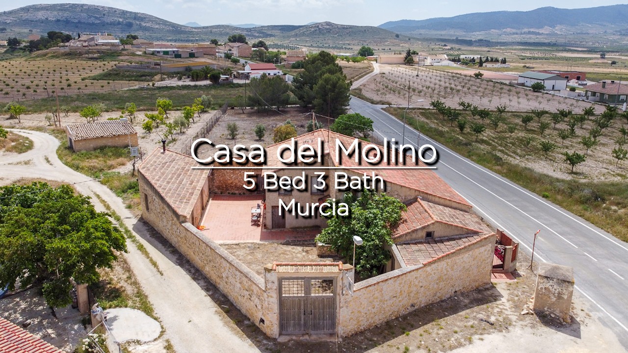 Casa del Molino Aerial View - Murcia - 195,000€