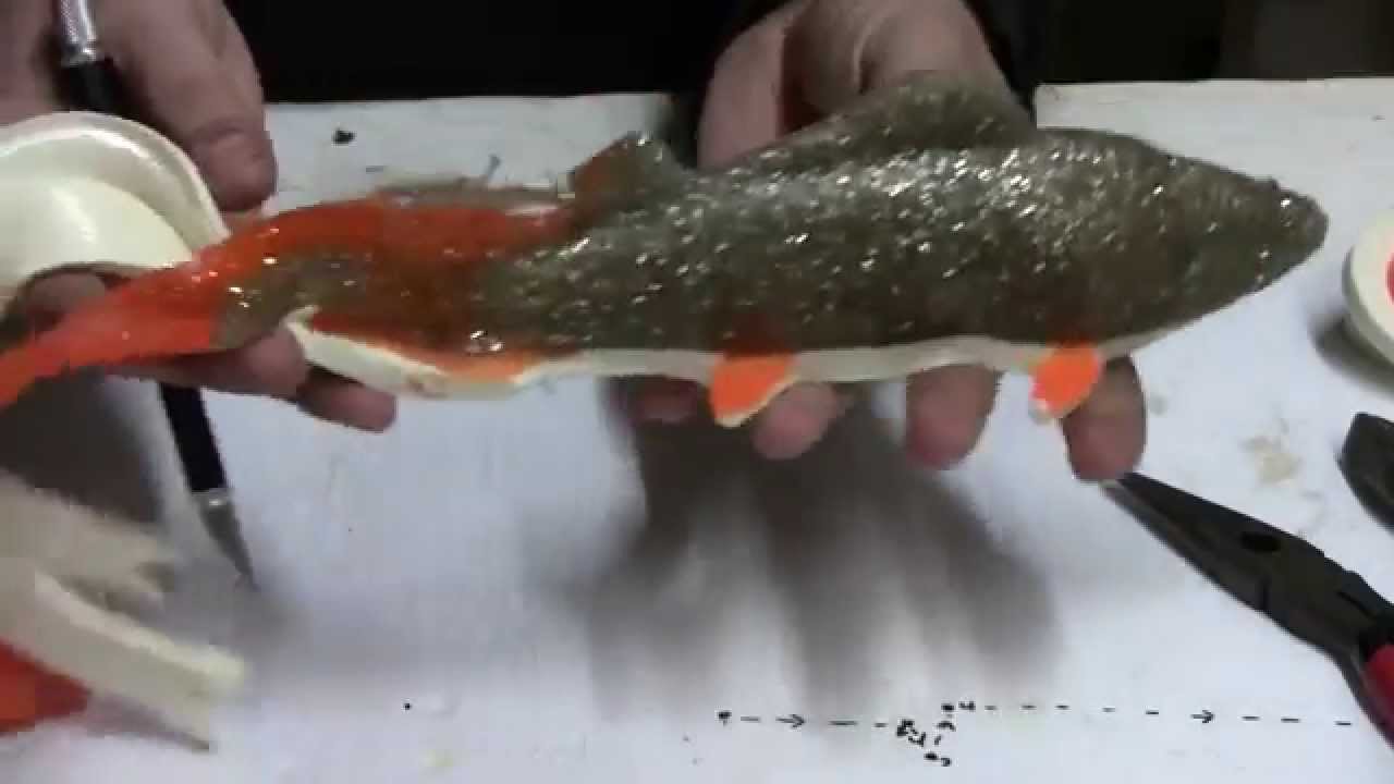 Molding A Real Fish - Perch Muskie Lure