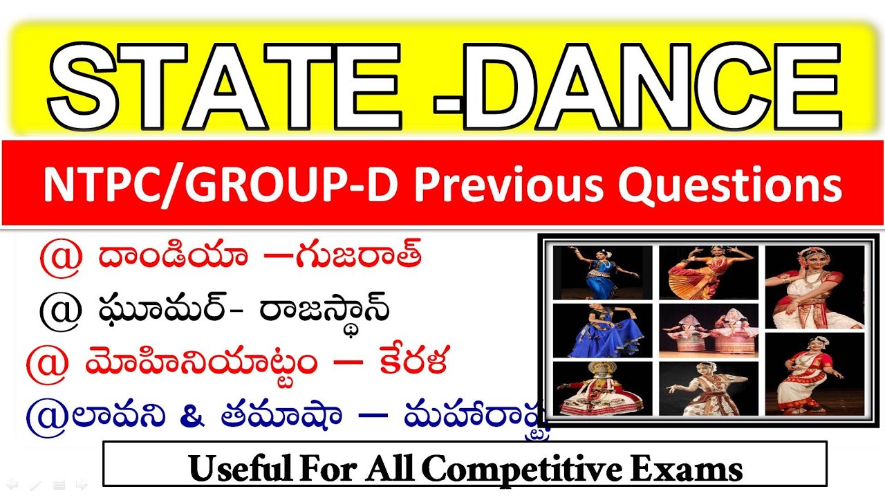 famous dance forms of india Folk Dances of India Static GKRRB groupd/RPF/SSCGD/GROUPS